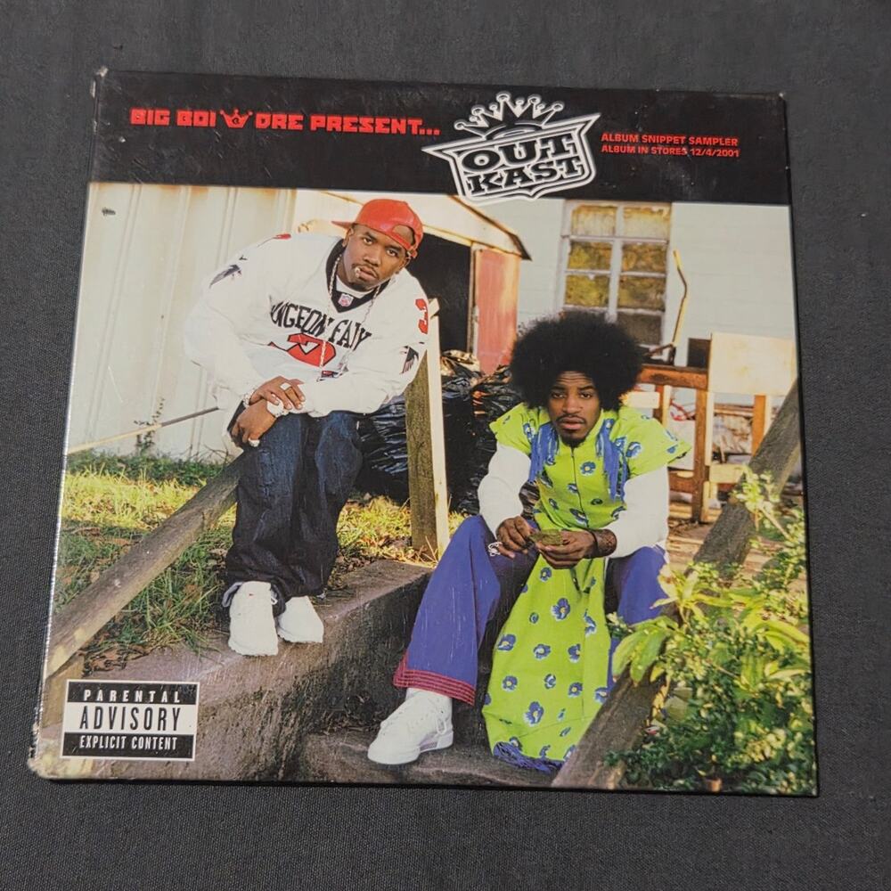 Vtg 2001 Big Boi & Dre Present Outkast Greatest Hits  Snippet Sampler CD